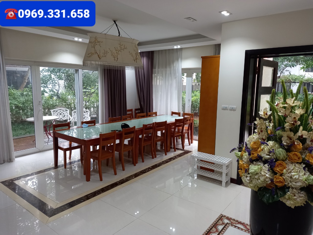 Biệt thự đơn lập 540m2, sân vườn rộng bên Vườn Tùng Ecopark cần cho thuê 4
