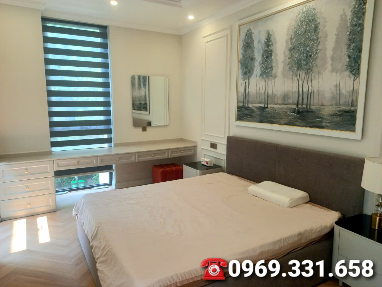 Căn Biệt Thự 300m2, 6 phòng ngủ,đầy đủ đồ đẹp bên khu BT Đảo Ecopark cần cho thuê 9