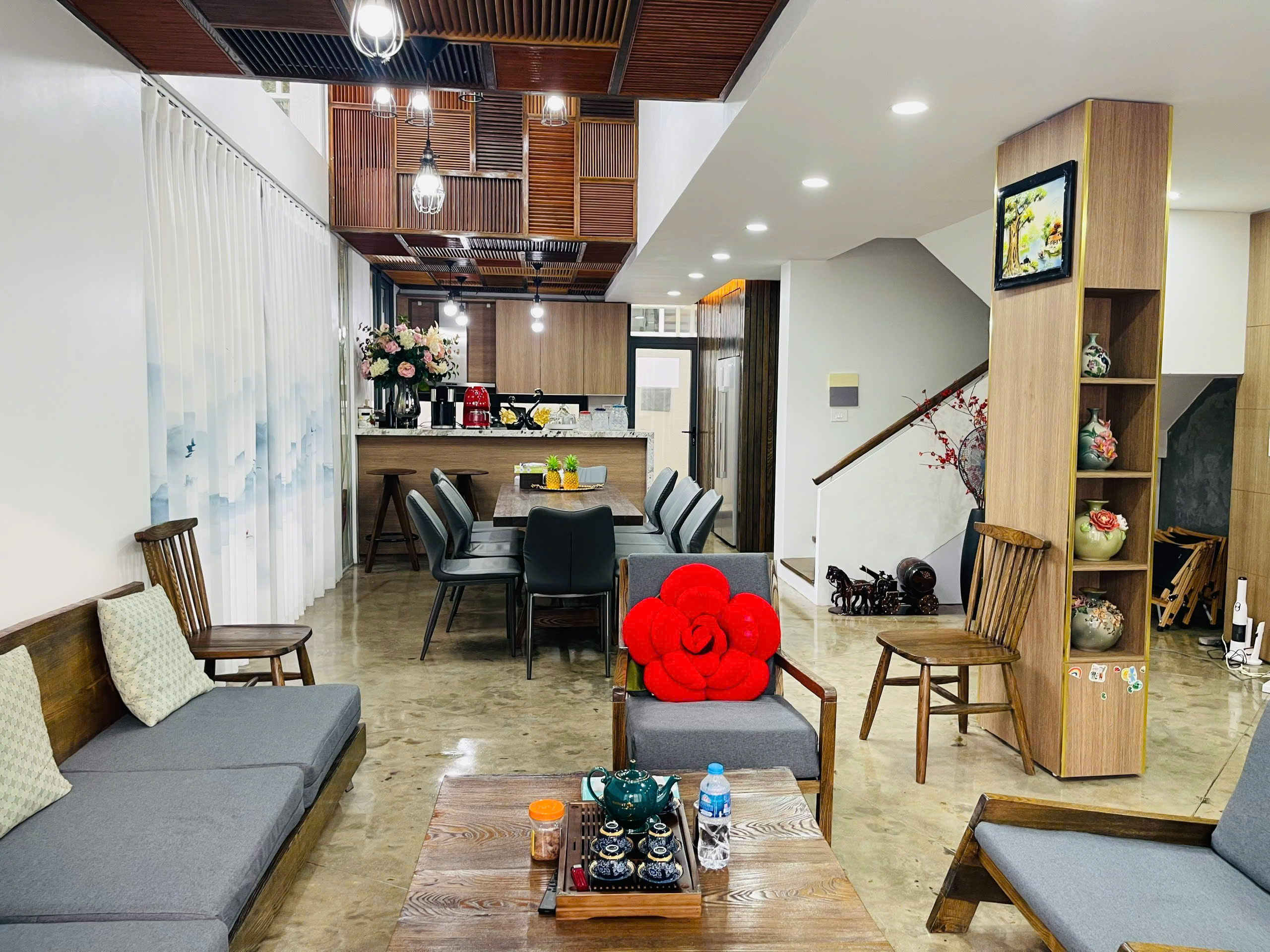 Căn Biệt Thự Song lập 162m2, full đồ đẹp bên Vườn Mai Ecopark cần cho thuê 3