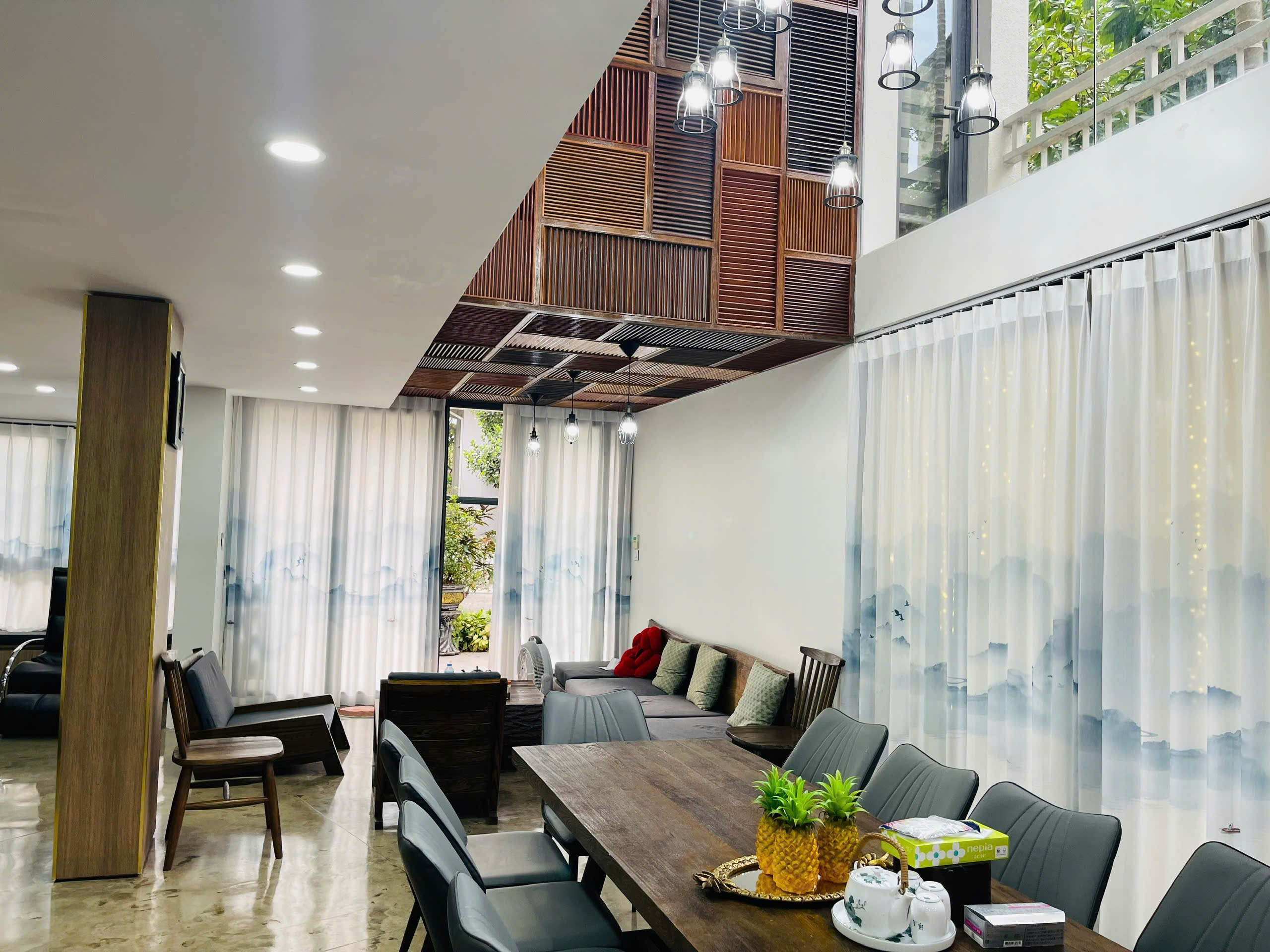 Căn Biệt Thự Song lập 162m2, full đồ đẹp bên Vườn Mai Ecopark cần cho thuê 4