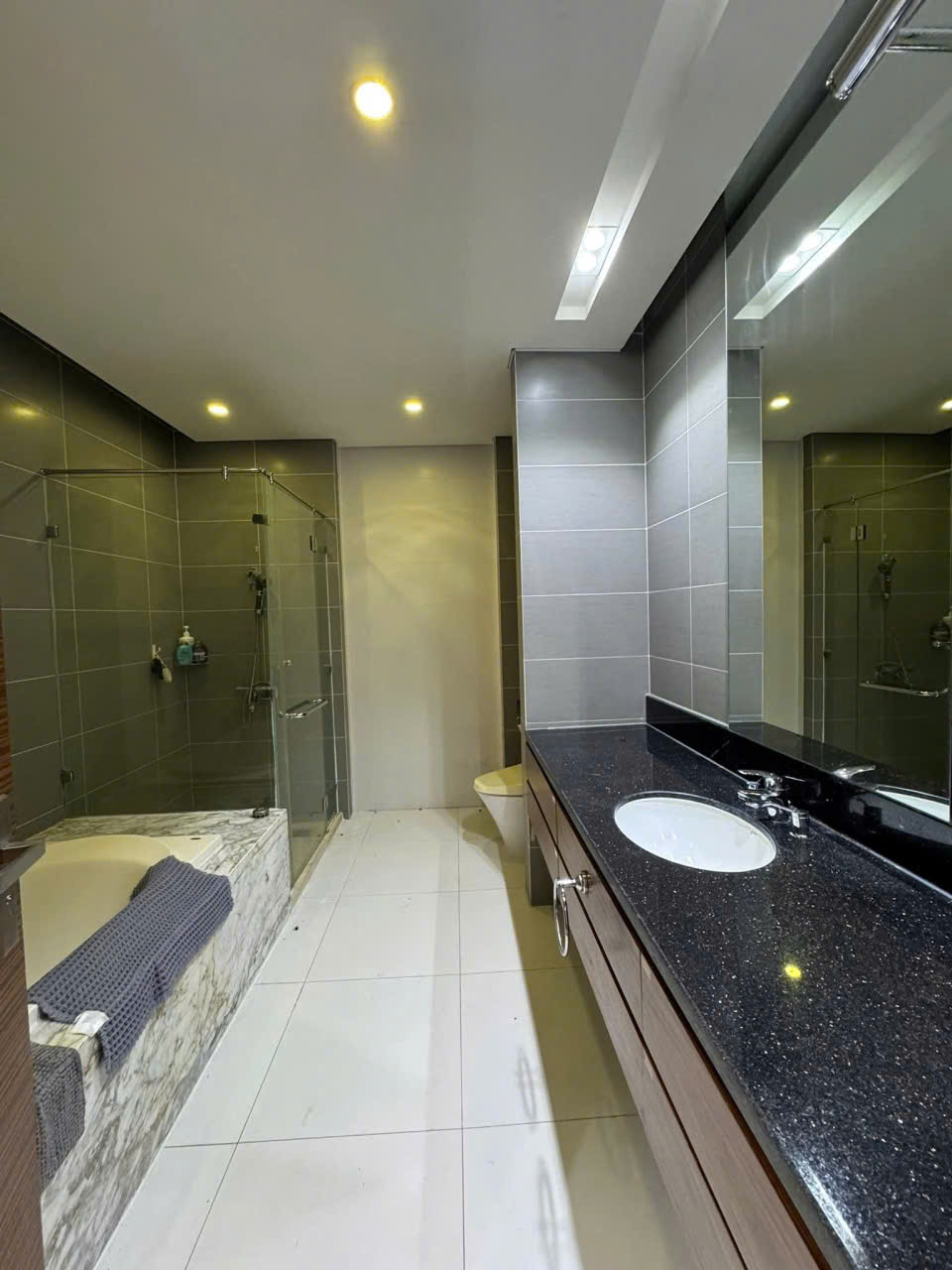 Căn Biệt thự song lập 4 phòng ngủ, đầy đủ đồ có view sông bên vinhomes Riverside cho thuê 3