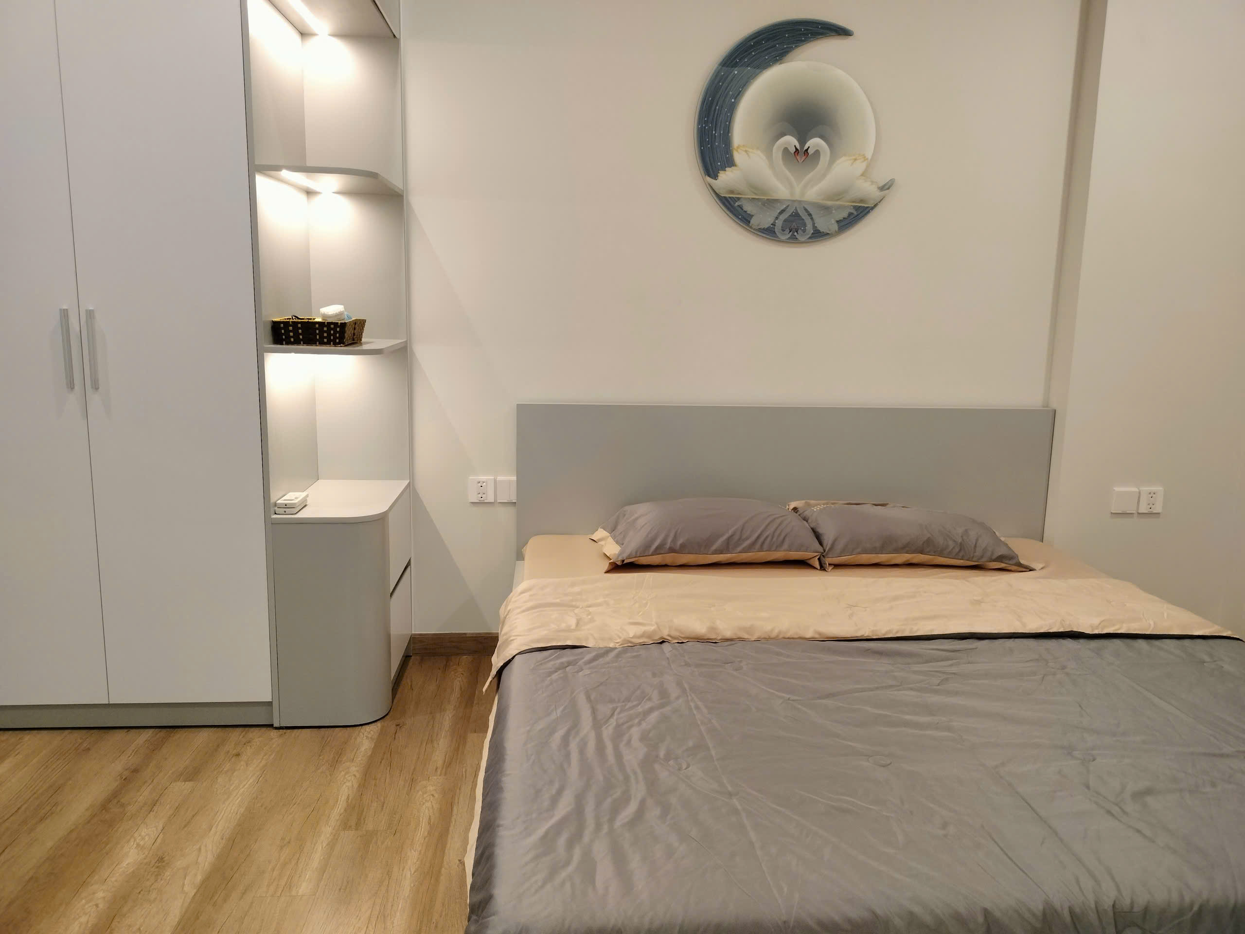 căn hộ 68m2,2 phòng ngủ đủ đồ, view hồ thiên Nga tòa R2 Onsen Ecopaek cho thuê 5