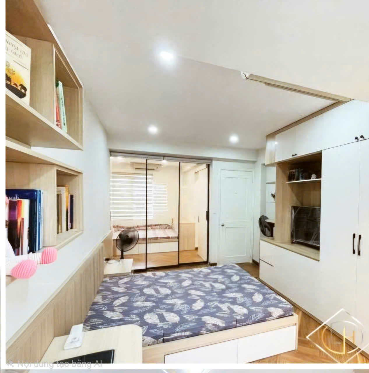 Căn hộ 83m2, 2 phòng ngủ,full đồ.Hướng vườn tùng bên tòa Rừng cọ Ecopaek cần bán 3