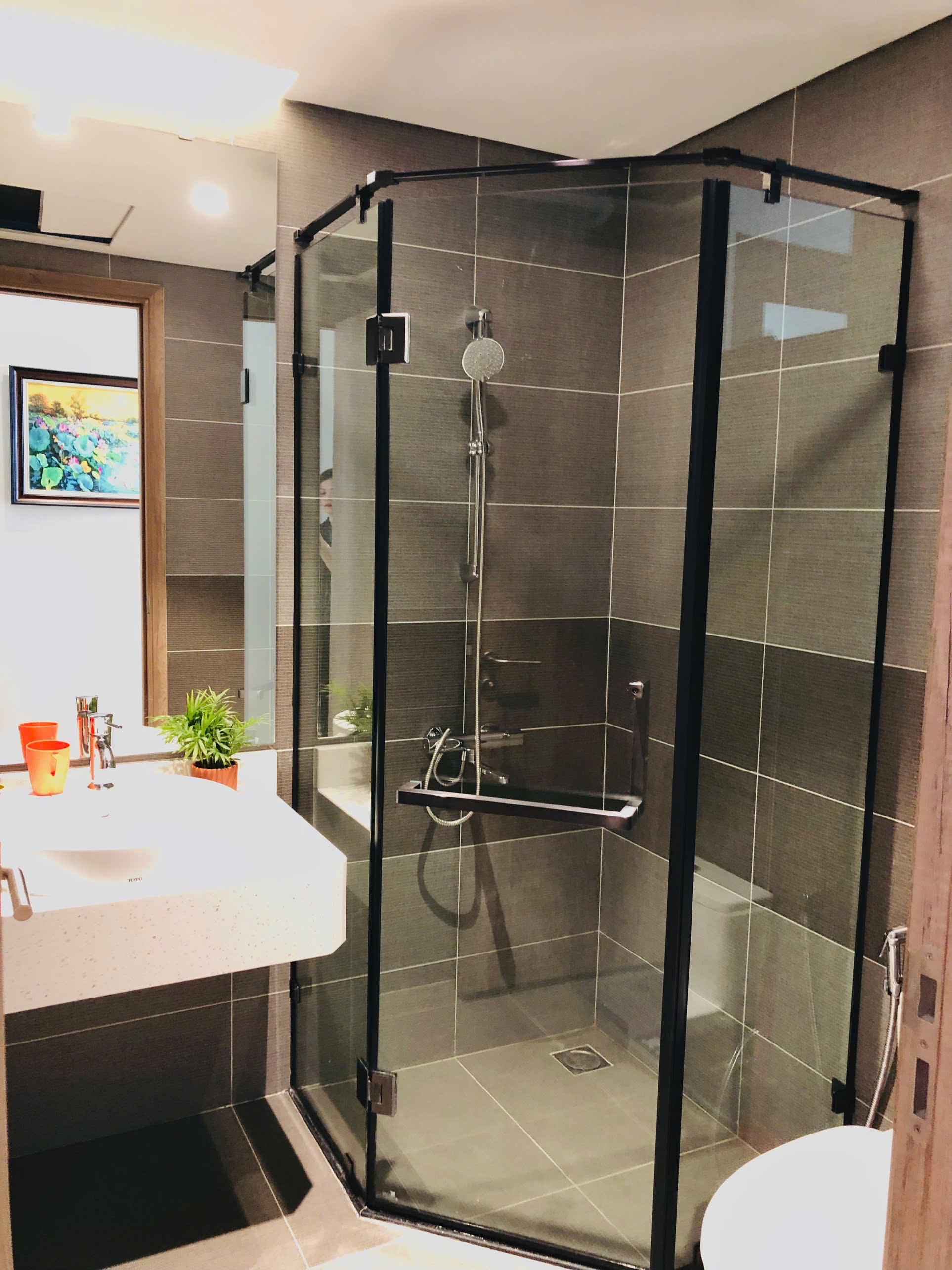 Cho thuê căn hộ tòa S3 Sky oasis 80m2,3 phòng ngủ,đủ đồ. giá chỉ 12tr/tháng 6