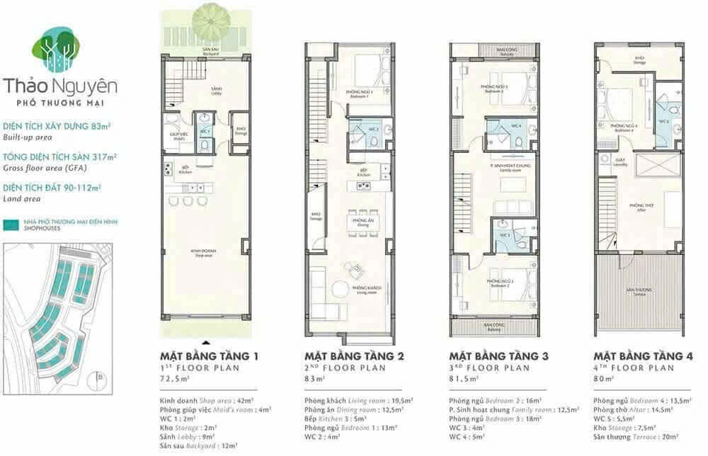 Nhà phố 100m2, full đồ bên khu hảo nguyên Ecopark cần cho thuê 11