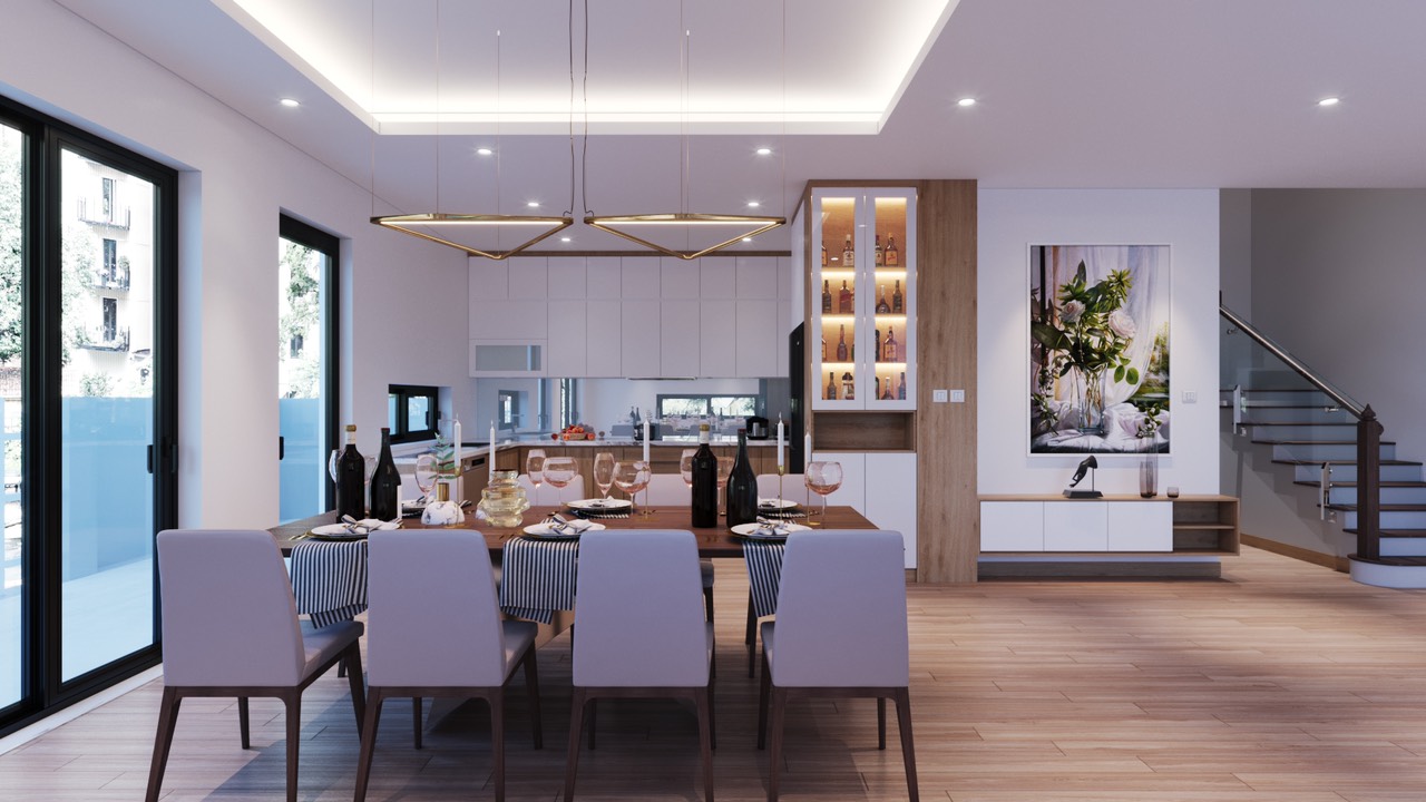 CHO THUÊ BIỆT THỰ MIMOSA ECOPARK – 4PN FULL NỘI THẤT HIỆN ĐẠI – SÂN VƯỜN XANH MÁT