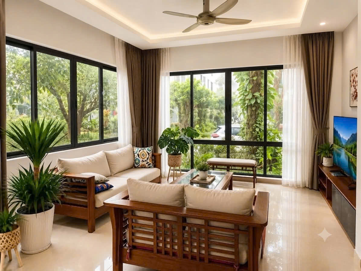 Luxury Semi-Detached Villa for Rent in Park River, Ecopark – 5 Bedrooms, Fully Furnished, Best Price